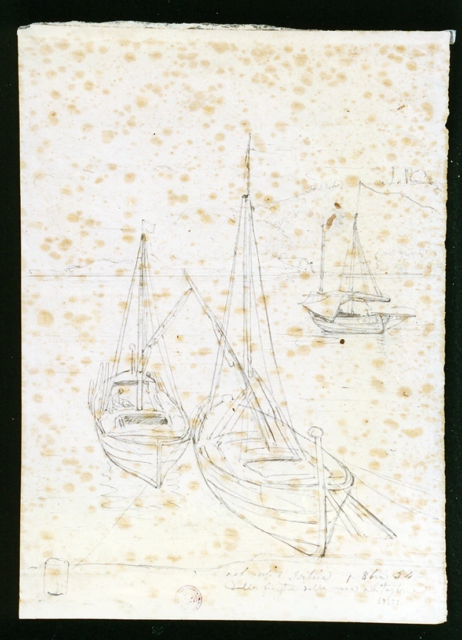 Veduta del porto di Ischia - Museo Nazionale di san Martino, Napoli